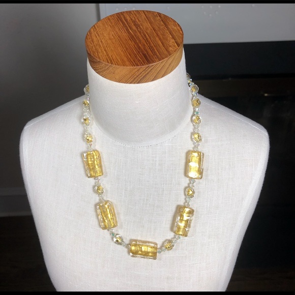 Glass Necklace & Glass Earrings - Picture 2 of 2